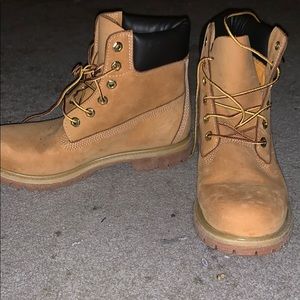 Timberland boots. Tan 9.5 mens